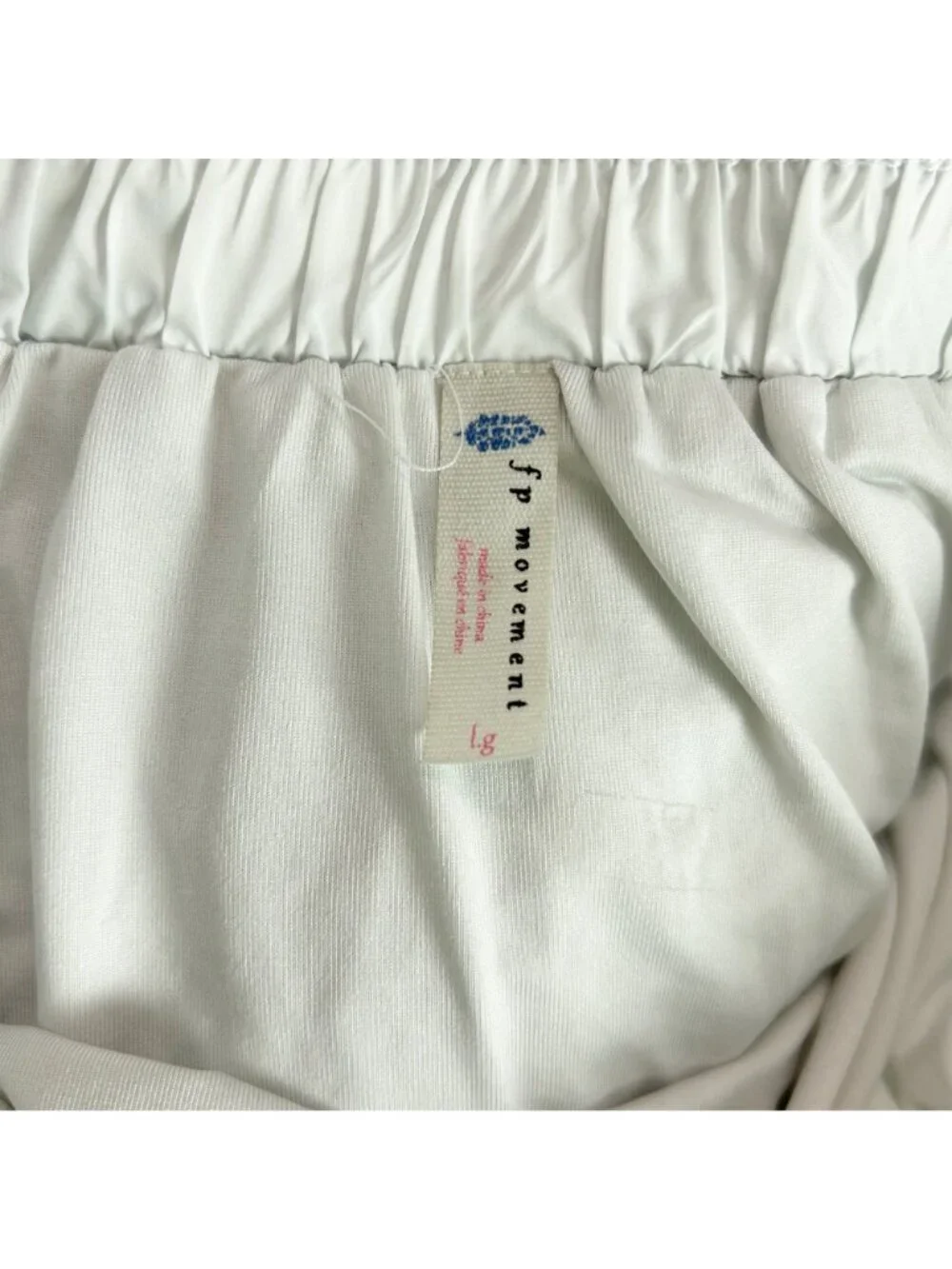Free People Movement Get Your Flirt On Shorts White Size Large Women's